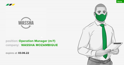 WASSHA MOZAMBIQUE Operation Manager m f Nampula Emprego co mz wassha-mozambique-operation-manager-m-f-nampula-emprego-co-mz